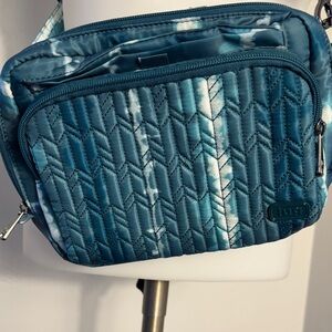 Lug Ranger Mini Crossbody Bag – Shibori Teal – New Without Tags